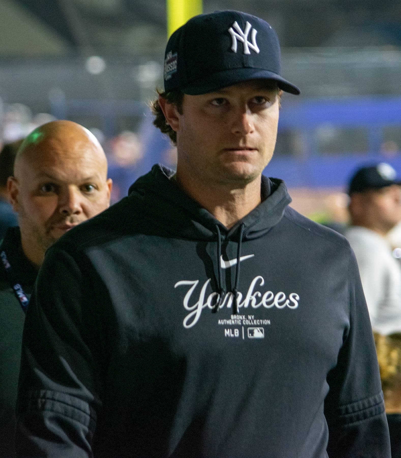Gerrit Cole, August 18, 2024. Not World Series Game 5.