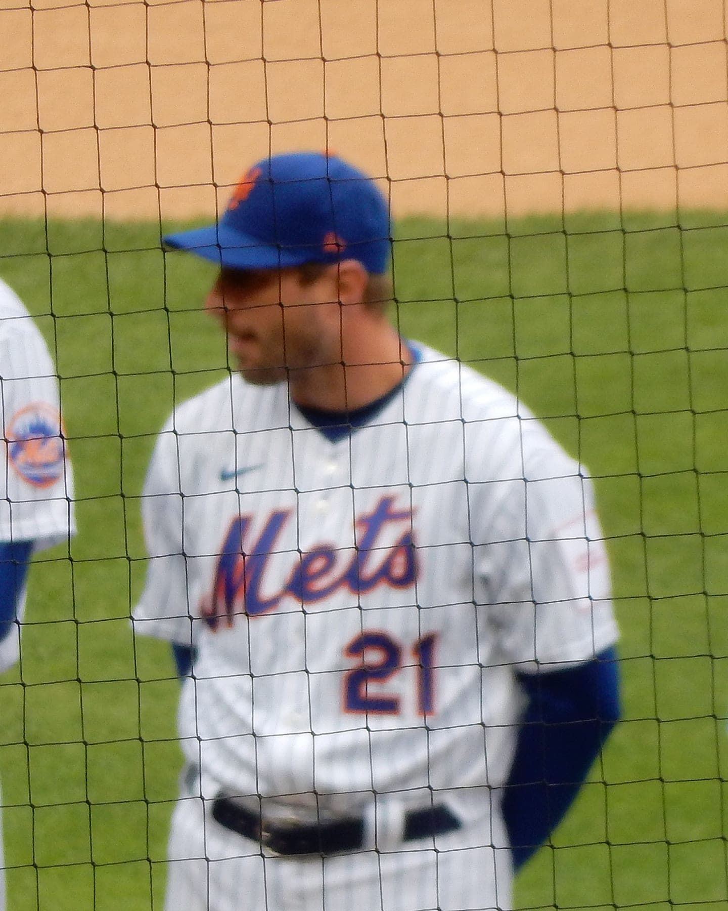 Max Scherzer with the Mets, April 7, 2023, 12 days before the ejection. Not the moment.