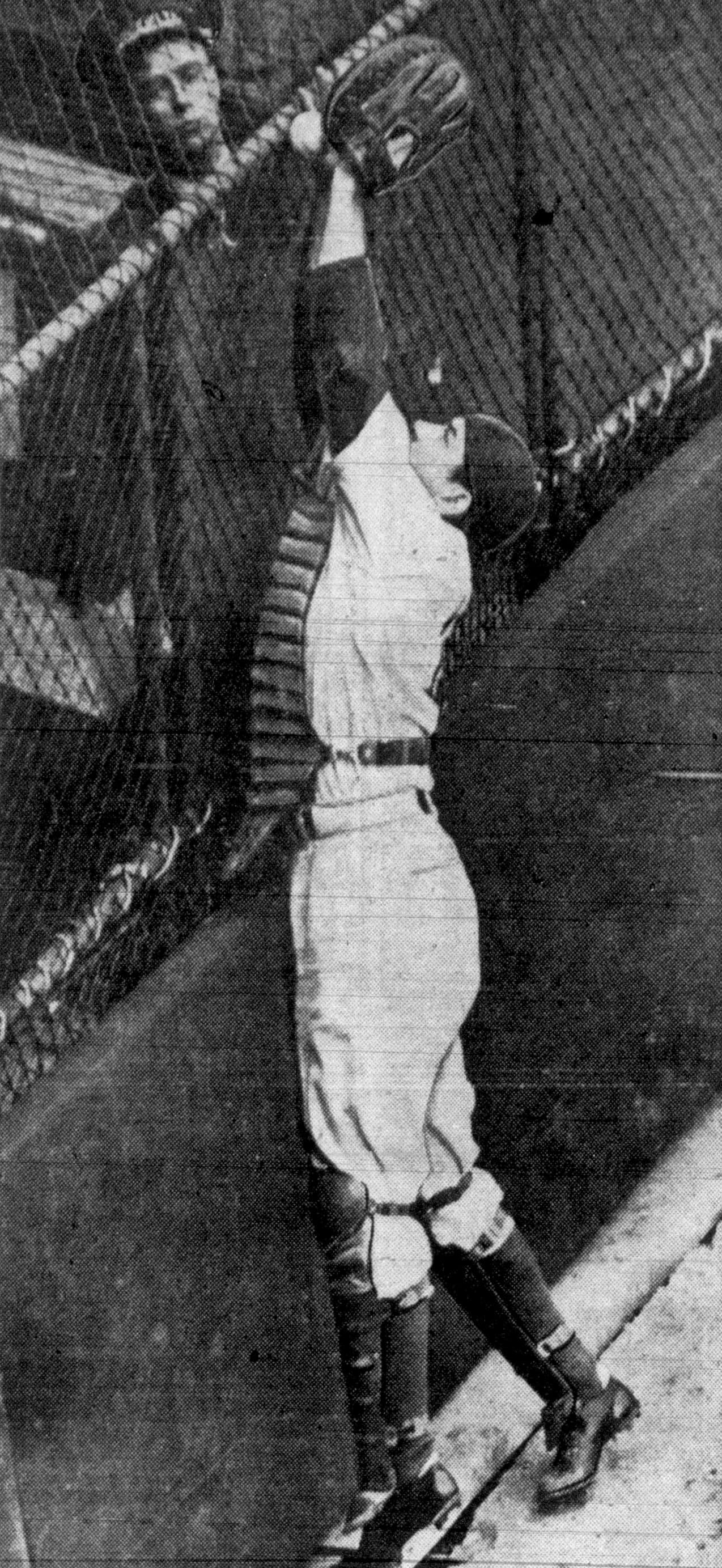 Mickey Owen in 1942. This is not the passed ball in the 1941 World Series.